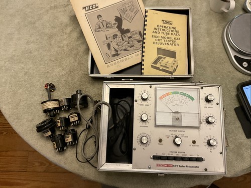 Eico 633 crt tester - eico,