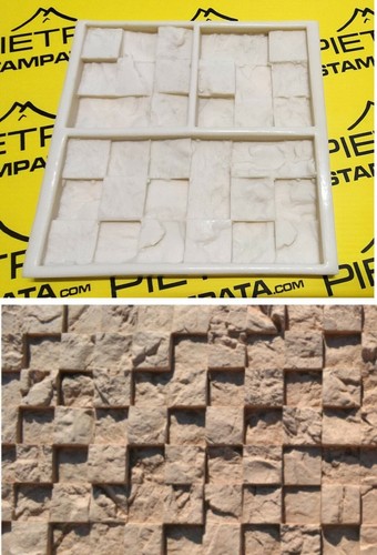 Veneer stone rubber mold - veneer, for