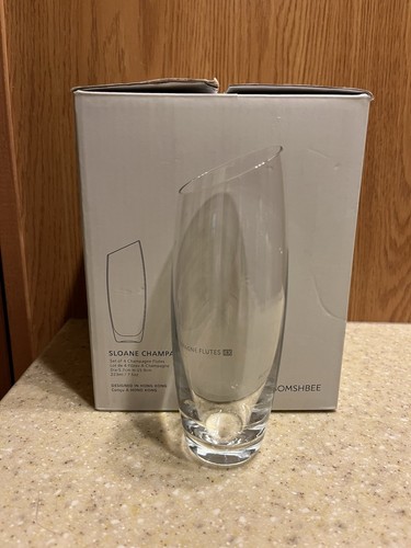 Bomshbee sloan glass champagne - glass,