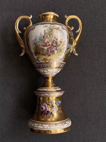 Dresden porcelain double - dresden,