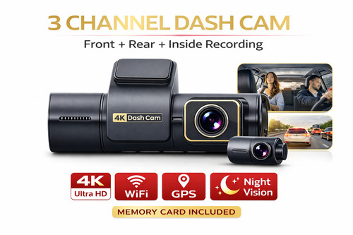 Channel dash cam - 4k,