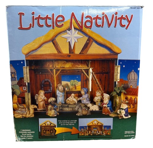 Little nativity set petite - nativity,