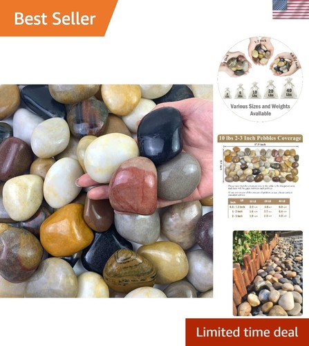 40lbs bulk large river rocks - 40lbs,