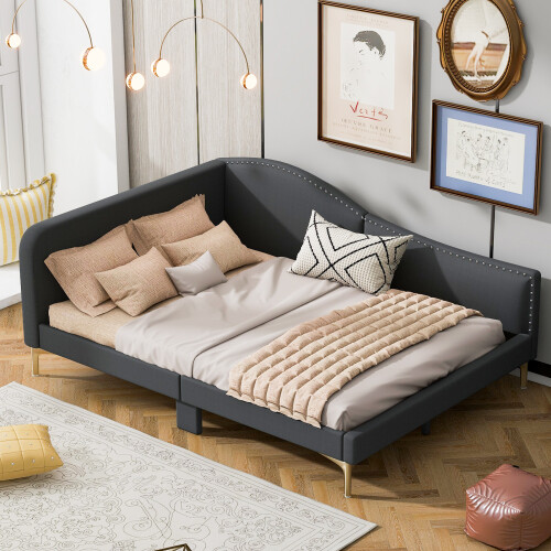 Twin full size - size, upholstered