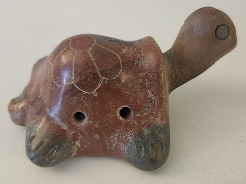 Turtle ceramic ocarina - turtle,