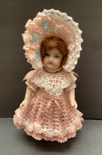 Victorian crocheted dress set - crocheted,