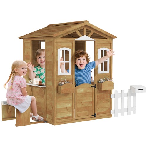 Wooden playhouse for - for, kids