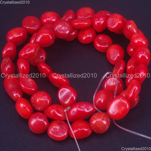 Red natural coral - red,
