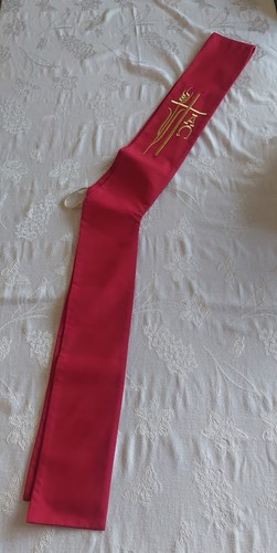 Red deacon stole catholic - stole,