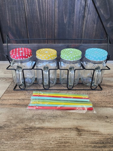 Mason jar glass - mason, caddy