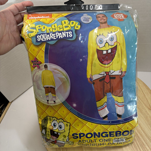 Spongebob one piece pajamas - one-piece,