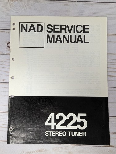 Nad 4225 stereo tuner service - 4225,