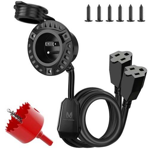 15a 125v port - 125v, 12awg