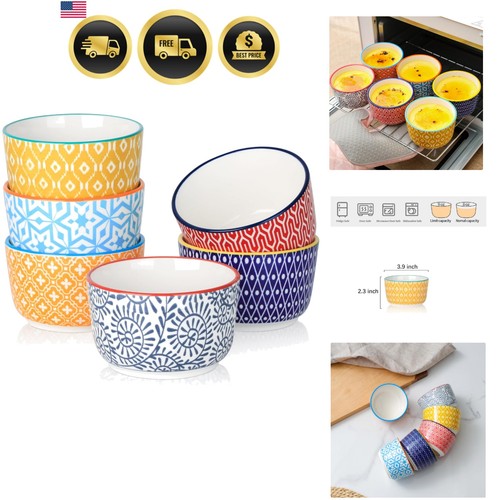 Ceramic ramekins 8oz set - ceramic,