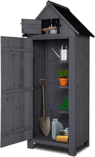 Outdoor wooden storage shed - wooden,