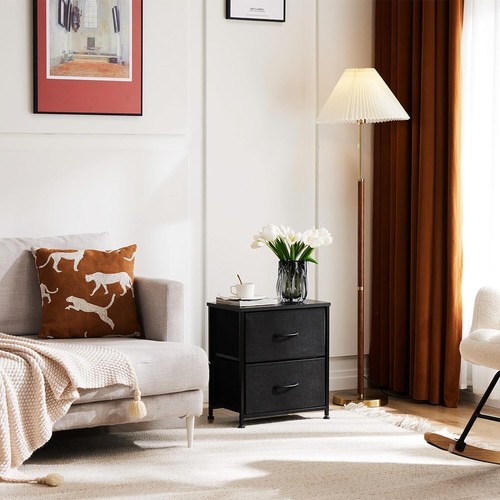 Fabric drawers black - drawers,
