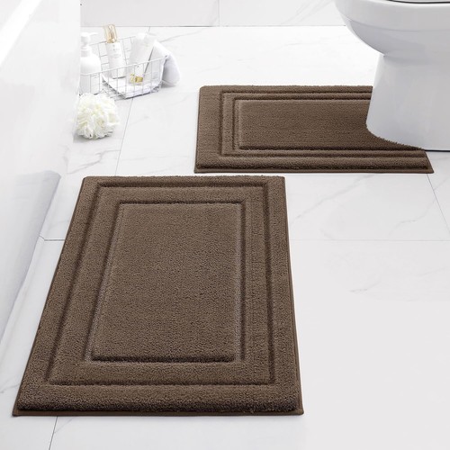 Bath mats piece set - mats, non-slip