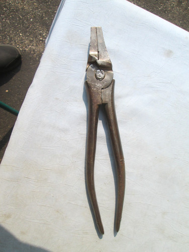 Antique fence pliers cronk - cronk, 10"