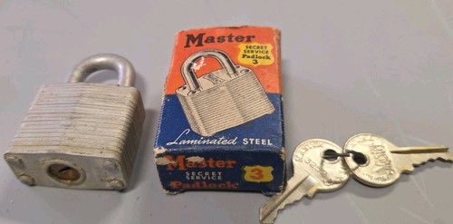 Vintage master lock 3 - master,