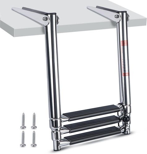 Marine telescoping steps - telescoping,