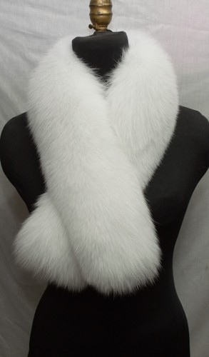 Real fox fur scarf - real,
