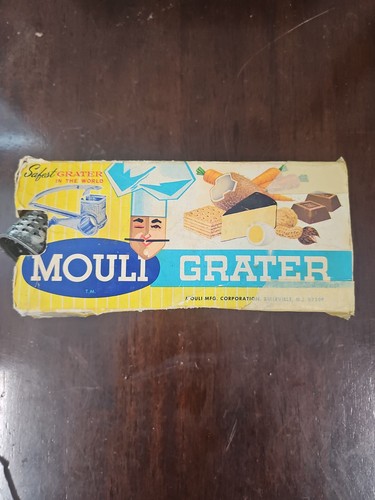 Vintage mouli grater rotary - grater,