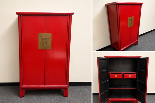 Antique chinese red lacquer - chinese,