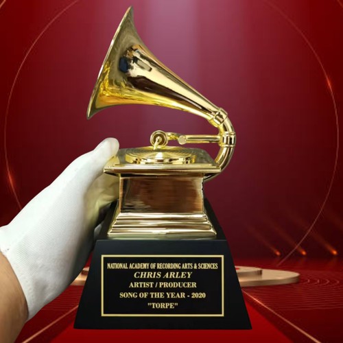 Grammy award metal wood and - grammy,