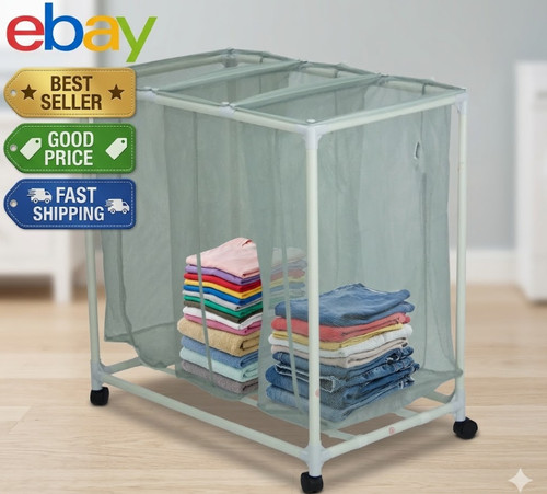 Rolling laundry sorter - sorter, cart