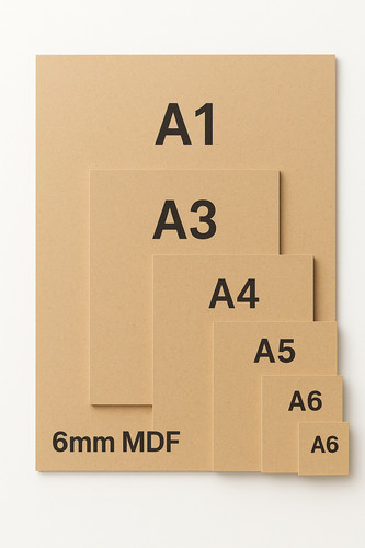 Mdf wooden board drawing - board,