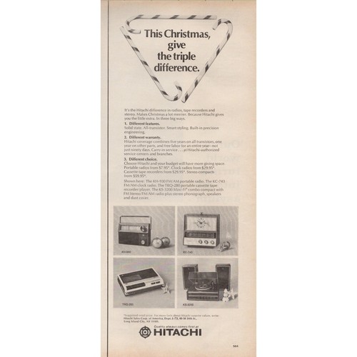 Hitachi christmas electronics - christmas,