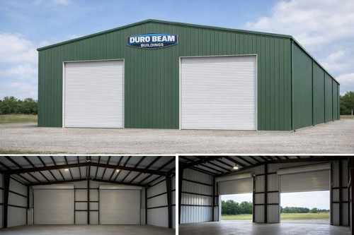 50x100x22 steel building kit - building, |
