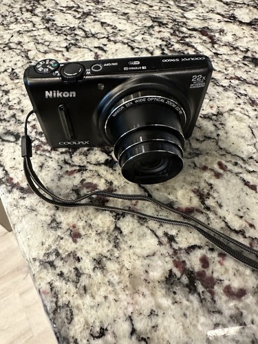 Nikon coolpix s9600 black - nikon,