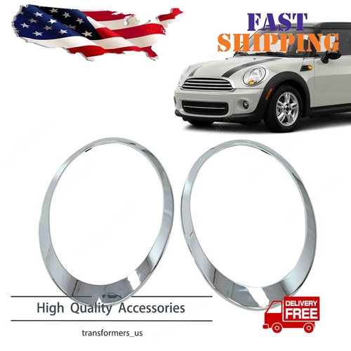 Chrome headlight ring cover - headlight,