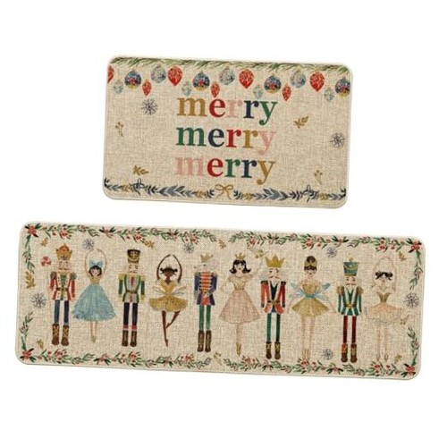 Watercolor nutcrackers merry - watercolor,