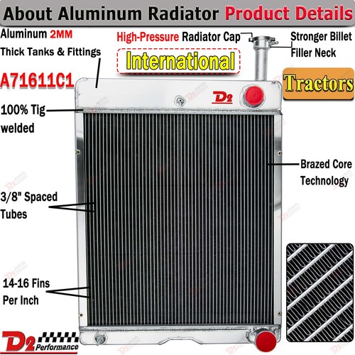 Row radiator for - row,