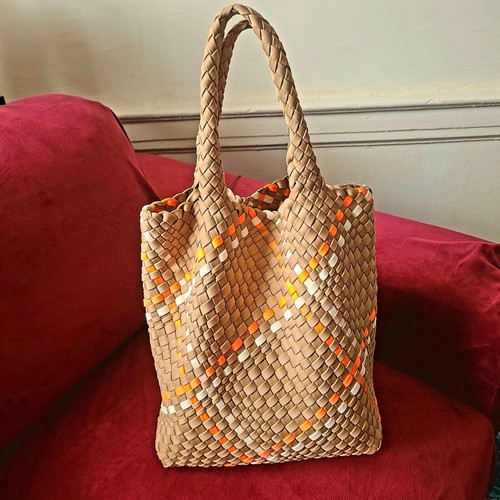 Woven neoprene tote bag - woven,
