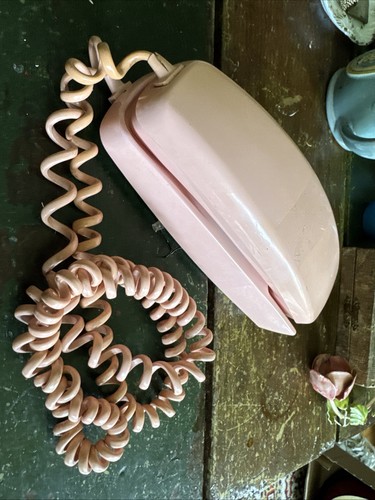 Vintage pink trimline rotary - vintage,