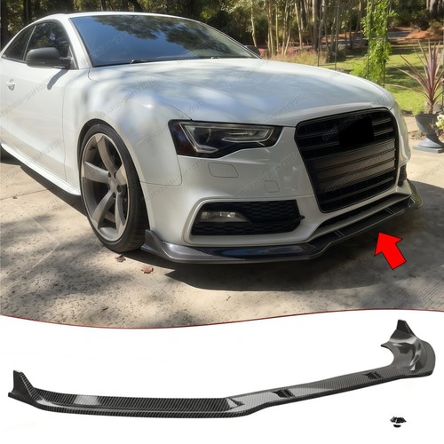Carbon fiber look front lip - fiber,