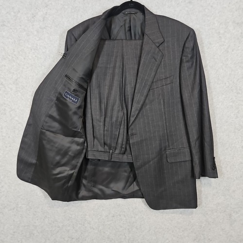 Canali suit mens 54r - canali, charcoal
