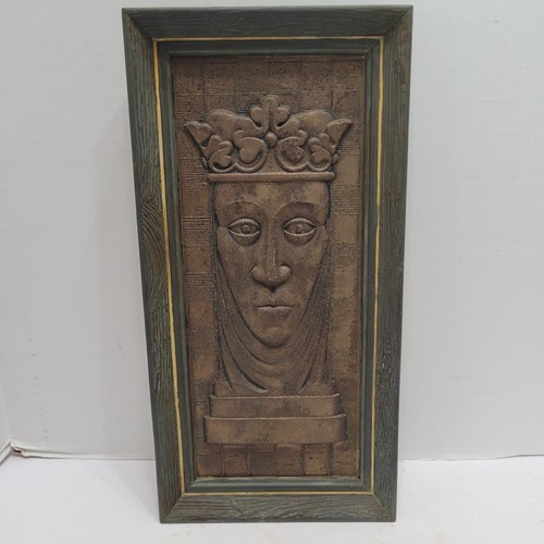Vtg peerage brass plaque art - vtg,