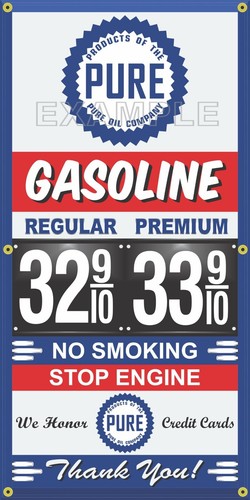 Pure oil gas - price, per