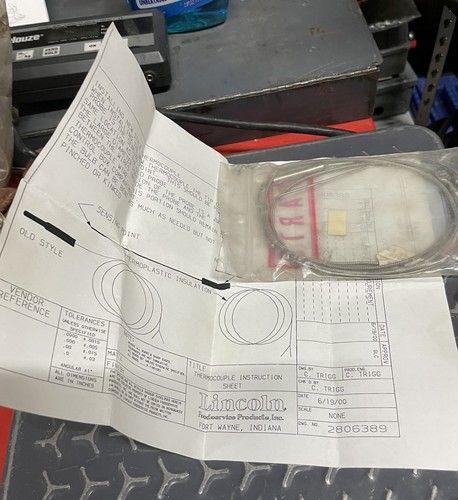 Lincoln thermocouple for - thermocouple, pizza