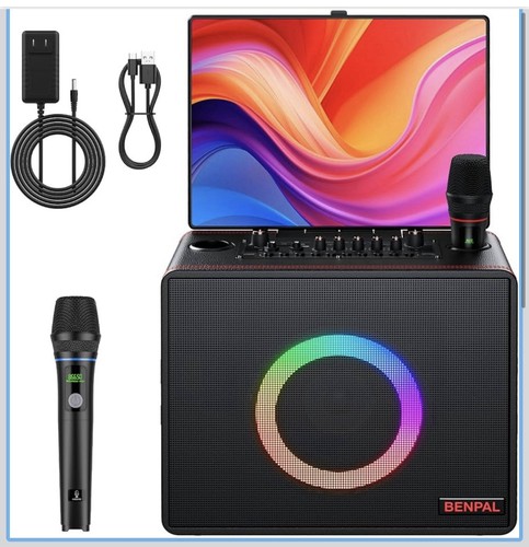 Smart karaoke machine with - karaoke,