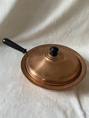 Vintage copper fondue chafing - copper,