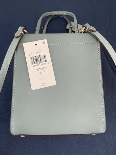 New coach mini cashin tote - new,