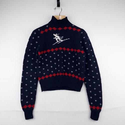 Vtg hand knit apres ski - knit,