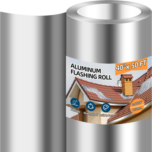 Aluminum roll flashing x - roll, 40''