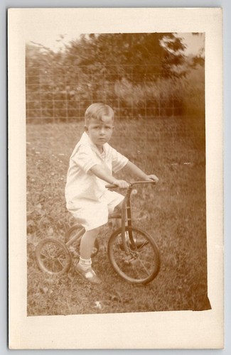Rppc cute little boy - rppc, on