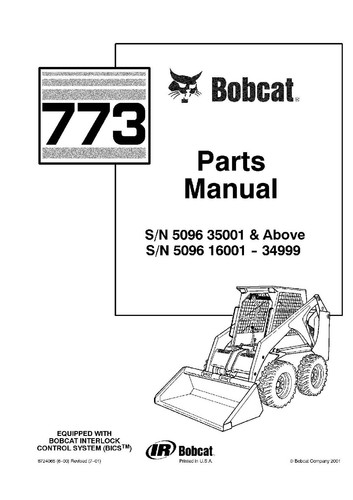 Bobcat 773 skid steer - 773, loader